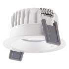 Ledvance LED-Spot Fix Aluminium Weiß 8W 640lm 36D - 927 Extra Warmweiß | Ausschnitt 68mm - IP44 - Höchste Farbwiedergabe - Dimmbar