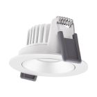 Ledvance LED-Spot Adjust Aluminium Weiß 8W 720lm 36D - 940 Kaltweiß | Ausschnitt 68mm - IP20 - Höchste Farbwiedergabe - Dimmbar