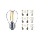 Mehrfachpackung 10x Philips MASTER Value LEDLuster E27 P45 3.4W 927 Klar - Ersatz für 40W
